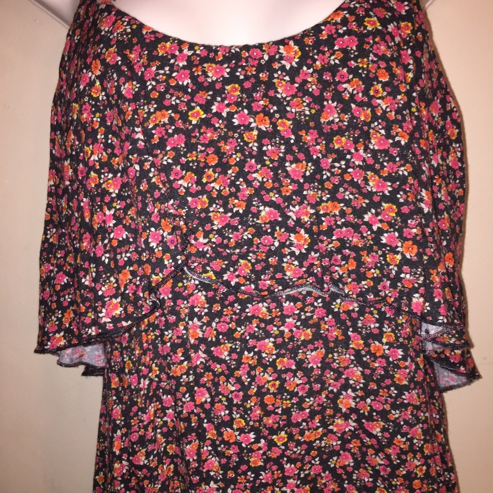 Dress | Roxy Low Back Flowered Ruffle Dress - Picture 3 of 6